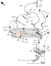 430950572, HOSE-BRAKE,FRM/C-HU, Kawasaki, 0