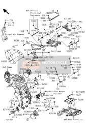 110562121, Bracket,Fuel Tank,Rr, Kawasaki, 1