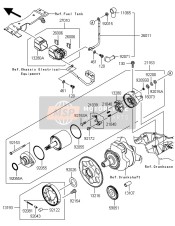 132160880, Pignon, Roue Libre Clutch,, Kawasaki, 0