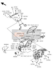 550280428660, Cowling,Upp,Cnt,M.S.Black, Kawasaki, 0