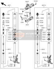 440080052484, PIPE-FORK Outer,R.Gold, Kawasaki, 0