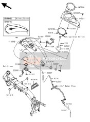 921610293, Daempfer,Benzintank, Kawasaki, 1