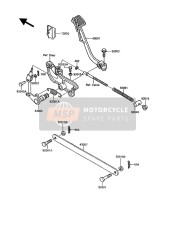 430011178, LEVER-BRAKE, Pedal, Kawasaki, 0