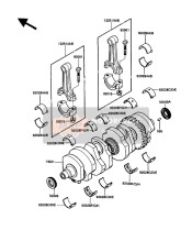 920281458, Bushing,Crankshaft,Blue, Kawasaki, 0