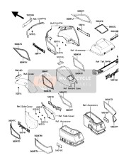 560181861, Mark, Front Fender, Kawasaki, 0