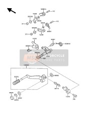 391101054, ROD-ASSY-TIE, Change, Kawasaki, 0