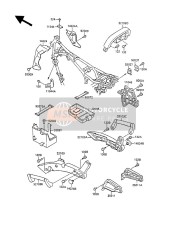 132E0820, BOLT-FLANGED-SMALL, Kawasaki, 2