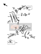 920571234, Chain,Cam,82RH2010-144l, Kawasaki, 2