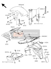 3502300126C, FENDER-REAR,Cnt,Ebony, Kawasaki, 1