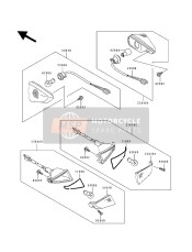 230081273, SOCKET-ASSY, Signal La, Kawasaki, 2