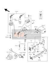 235AB0635, SCREW-PAN-WP-CROS, Kawasaki, 1