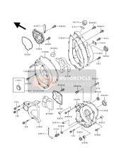 110601660, Gasket,Transmission Cover, Kawasaki, 3