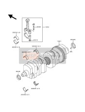 132511099GG, ROD-ASSY-CONNECTING,G ZR1100A6, Kawasaki, 0