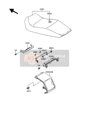 140241867H8, Cover,Tail,Ebony, Kawasaki, 0