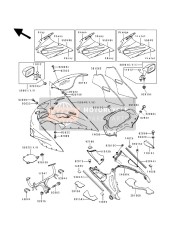 110481884, Bracket,Upp Cowling, Kawasaki, 0