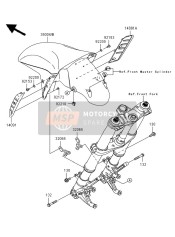 35004013110H, FENDER-FRONT,P.M.Gray ZX1400A6, Kawasaki, 0