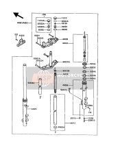 440011725, FORK-FRONT, Kawasaki, 0