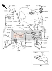 3205213628F, BRACKET-TANK,Fr,F.S.Black, Kawasaki, 0