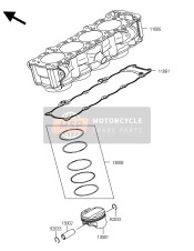 130010729, Piston, Kawasaki, 0