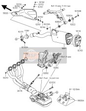 391780170, MANIFOLD-COMP-EXHAUST, Kawasaki, 0