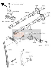 491180720, CAMSHAFT-COMP, Intake, Kawasaki, 0