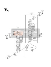 Shock Absorber (ZR750C-038584&Navi.)