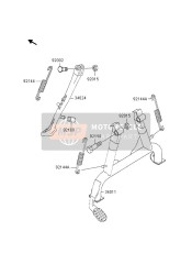 921501112, Bolt,Center Stand,10mm, Kawasaki, 0