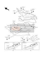 360305274CK, COVER-SIDE,Lh,Green/white, Kawasaki, 0