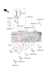 130311506, CRANKSHAFT-COMP, Kawasaki, 0