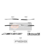 56069Y114, Pattern,Side Cover,Lh, Kawasaki, 1
