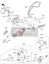 460760089, LEVER-ASSY-GRIP,Clutch, Kawasaki, 0