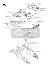 36040011751P, COVER-TAIL,Rh,C.L.Green, Kawasaki, 0