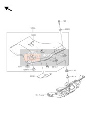 530660462MA, SEAT-ASSY,Black, Kawasaki, 0