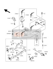 270165214, LOCK-ASSY,Seat, Kawasaki, 0