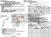 Información de la lista de piezas