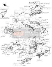 35063086418R, Stay, Rr, Rh, F.S.Black, Kawasaki, 1