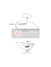 560501805, Mark, Fuel Tank, Lh, Kaw, Kawasaki, 2