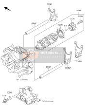 Tambour de changement de vitesse & Fourchette de changement de vitesse(S)