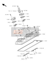 110611185, Gasket,Plug Hole, Kawasaki, 0