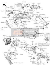 140930499, Cover,Meter Vizier ZX1000NGF, Kawasaki, 1