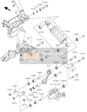 39007038521, ARM-SUSP,Link,Lh,F.Black, Kawasaki, 0