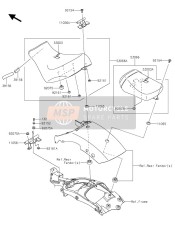 530660734MA, SEAT-ASSY,Fr,Black, Kawasaki, 1