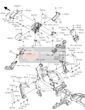 110564380, Bracket,Head Lamp,Upp, Kawasaki, 0