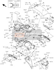 35023525751B, FENDER-REAR, M.M.C.Gray, Kawasaki, 0