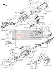 36041001053X, COVER-TAIL,Tool,M.C.S.Black, Kawasaki, 0