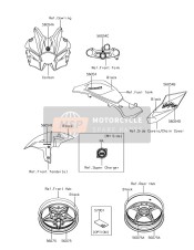 560541626, Mark,Side Cover,Ninja, Kawasaki, 0