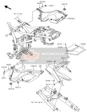 14093055545L, Cover,Rr Side,Rh,F.Ebony, Kawasaki, 0