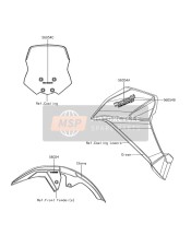 560542239, Mark,Side Cowl.,Kawasaki, Kawasaki, 0