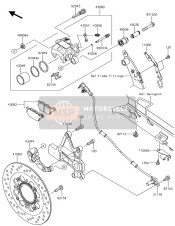 430340137, HOLDER-BRAKE, Rr, Kawasaki, 0