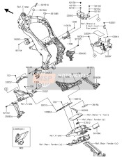 110570430, Bracket,Regulator, Kawasaki, 1